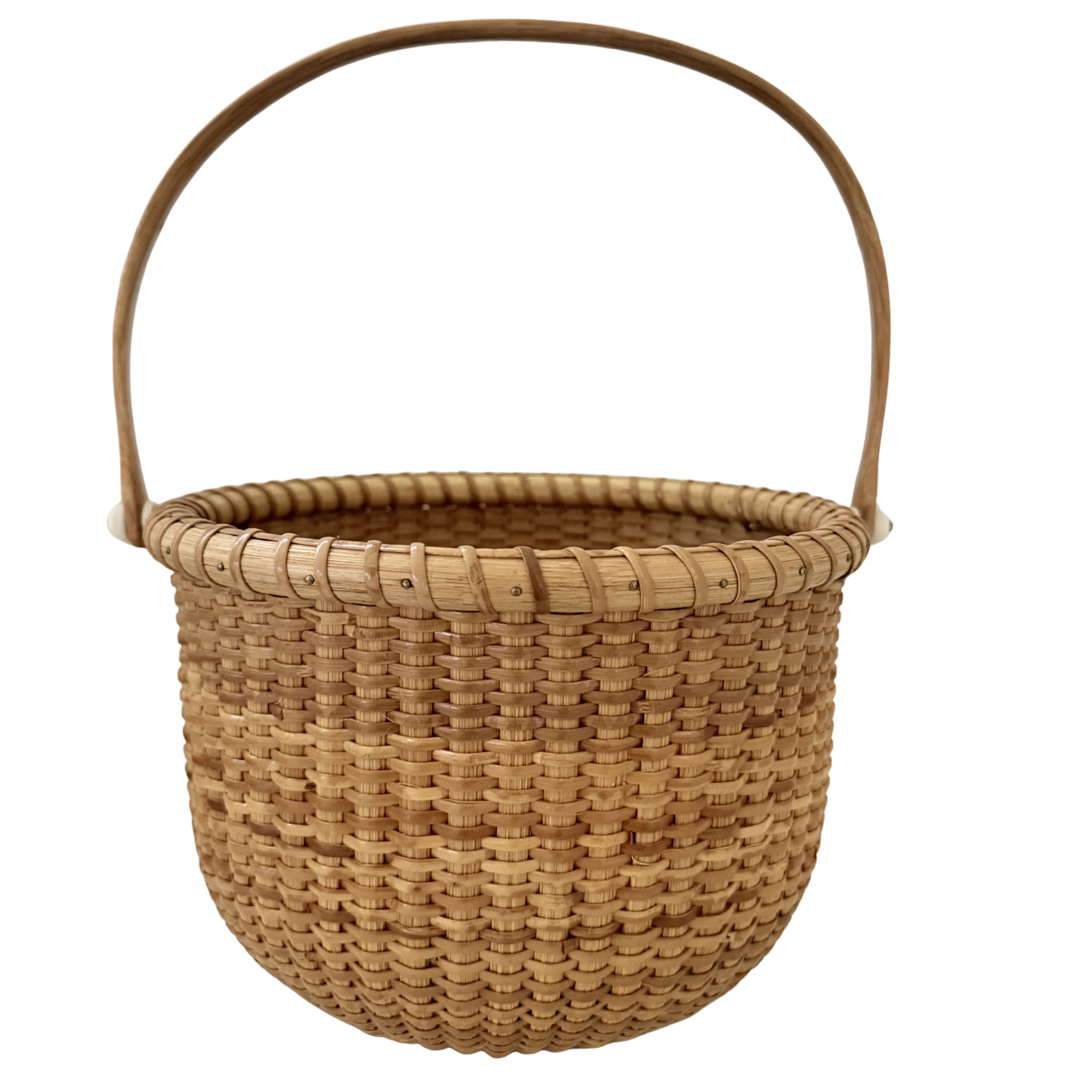Classic Vintage Nantucket Basket, signed