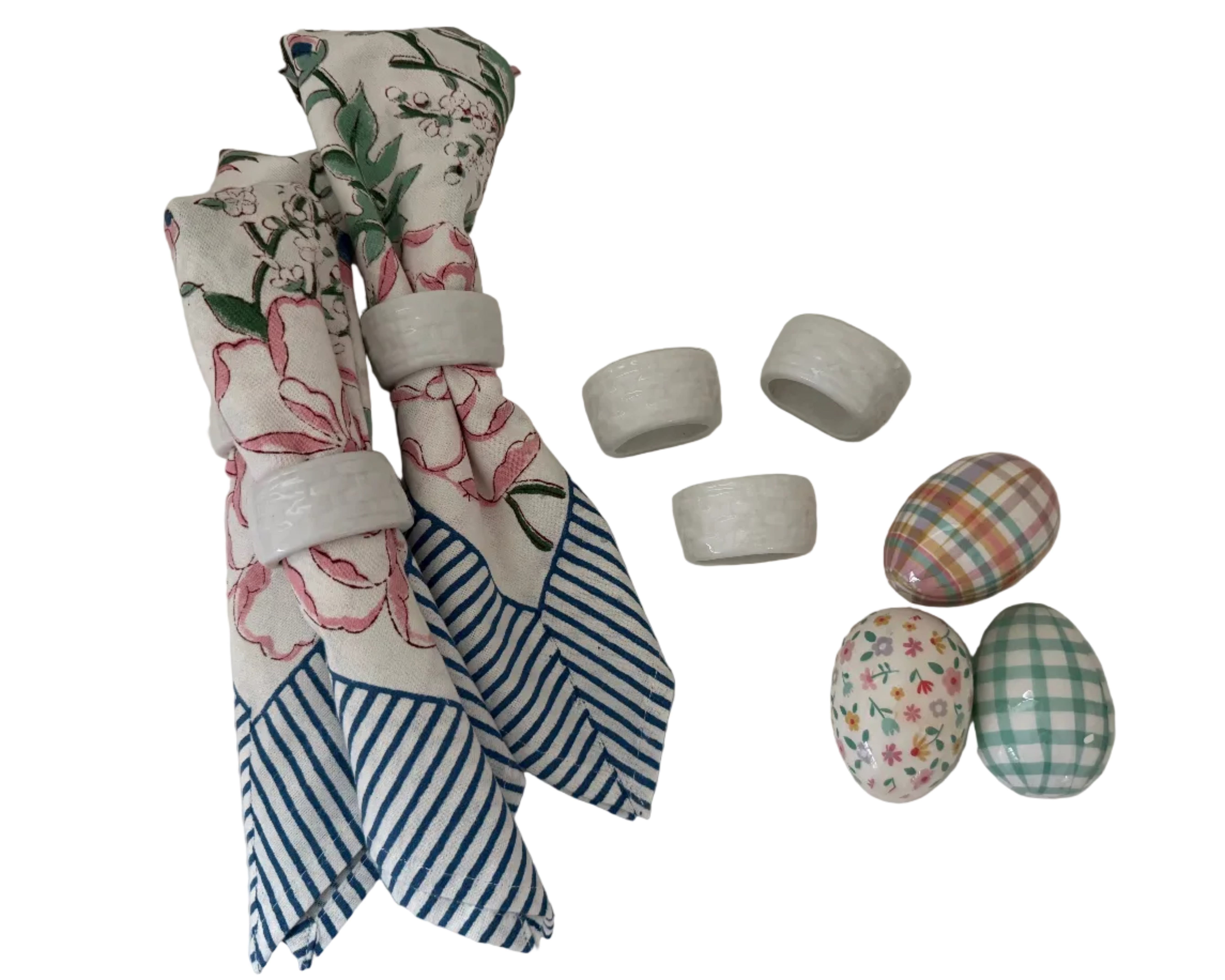 Basketweave Napkin Rings