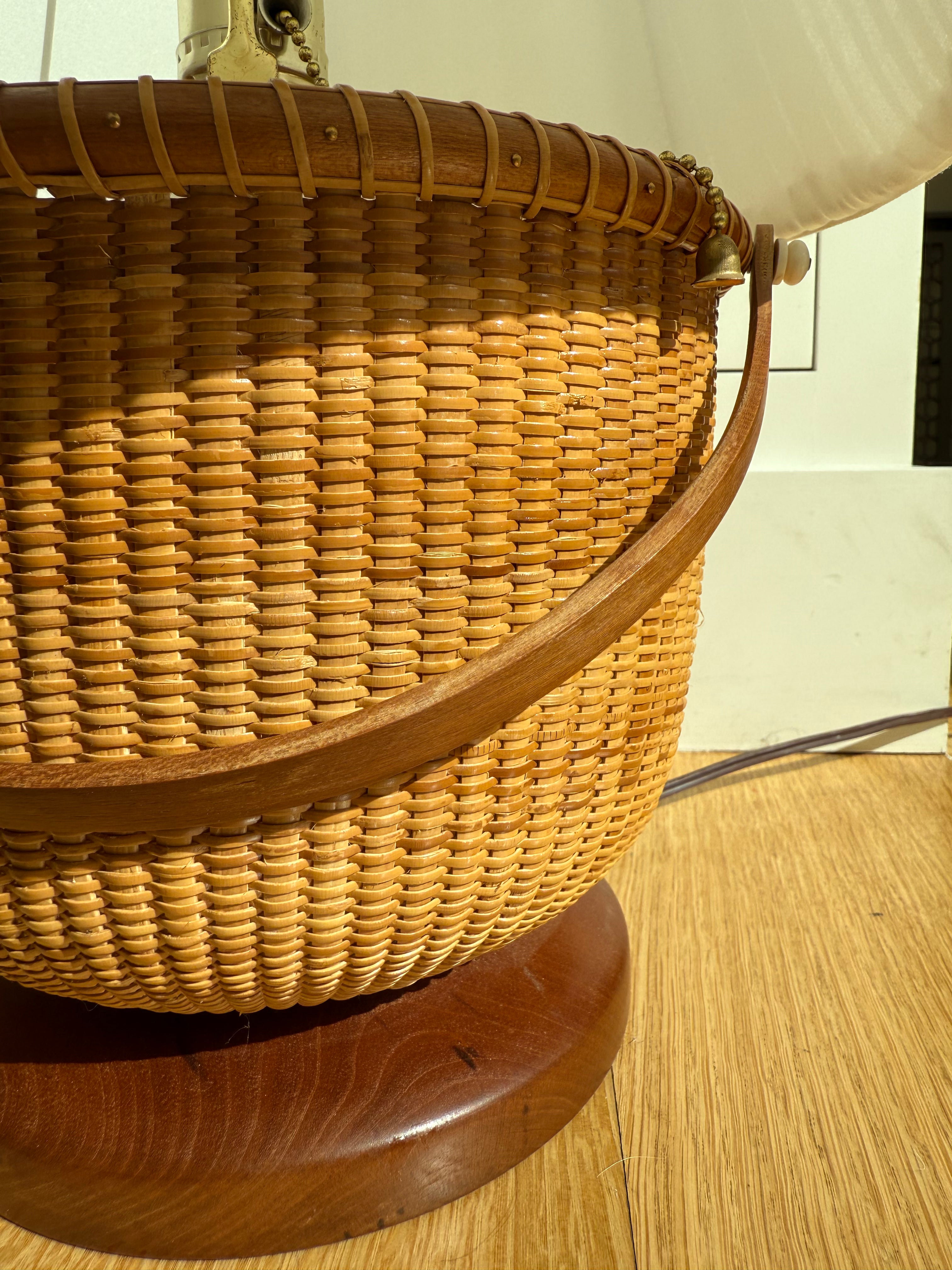 Vintage Basket Lamp
