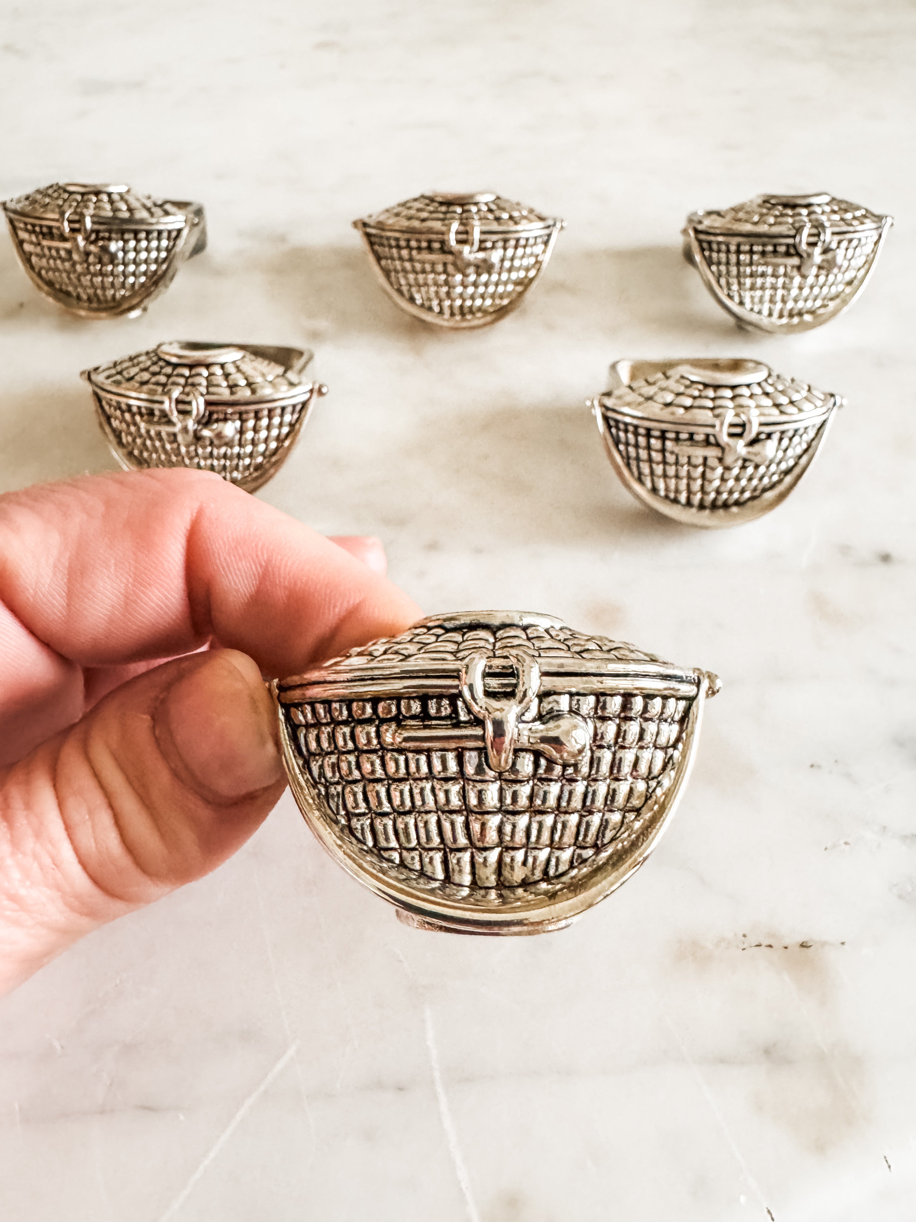 Nantucket Basket Napkin Rings