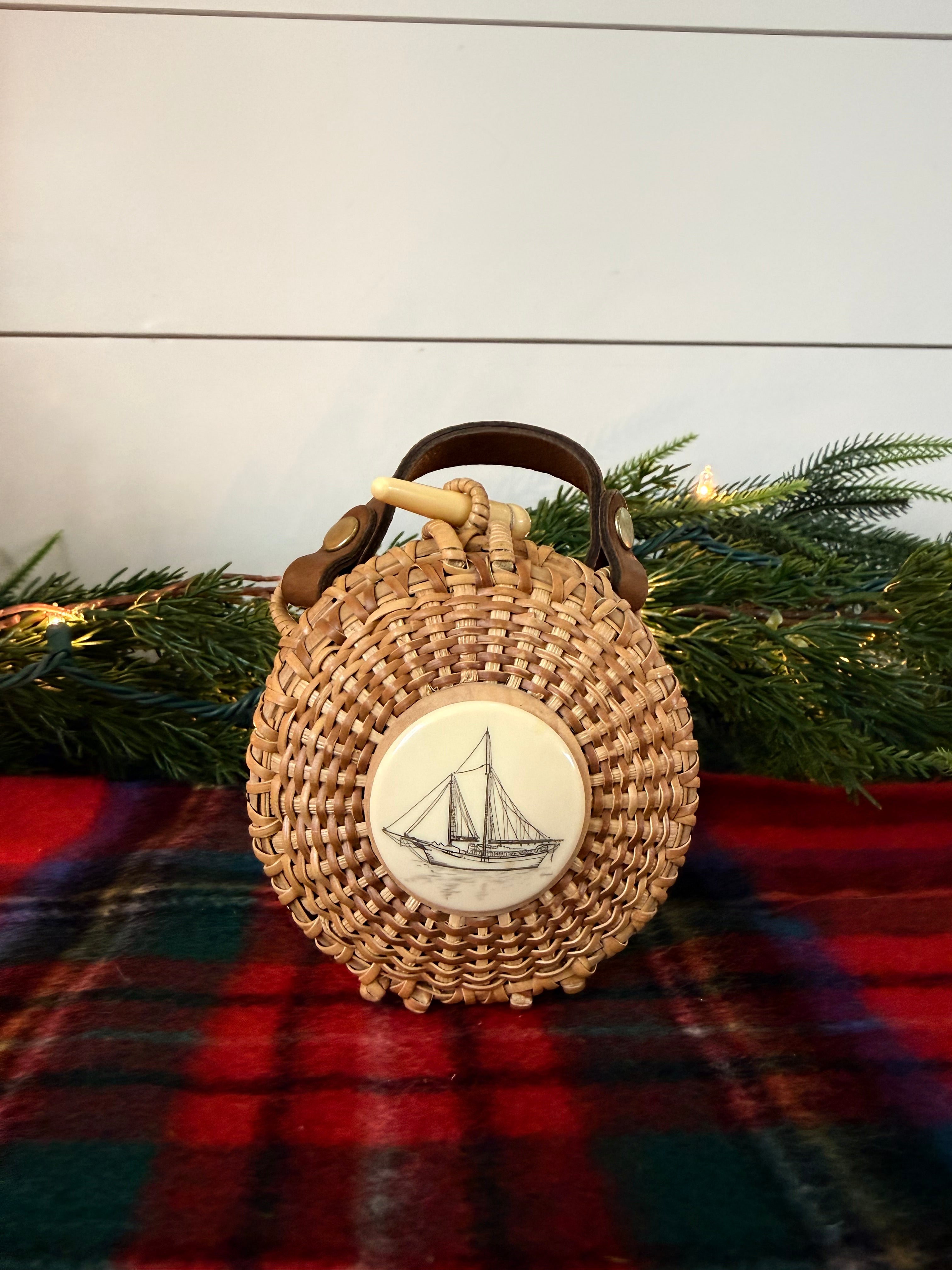 Miniature Nantucket Basket Bag