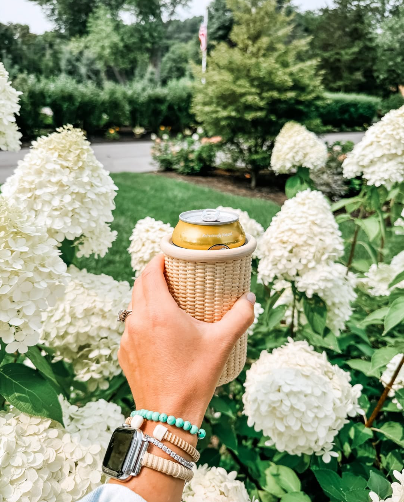 Nantucket Basketweave Koozie