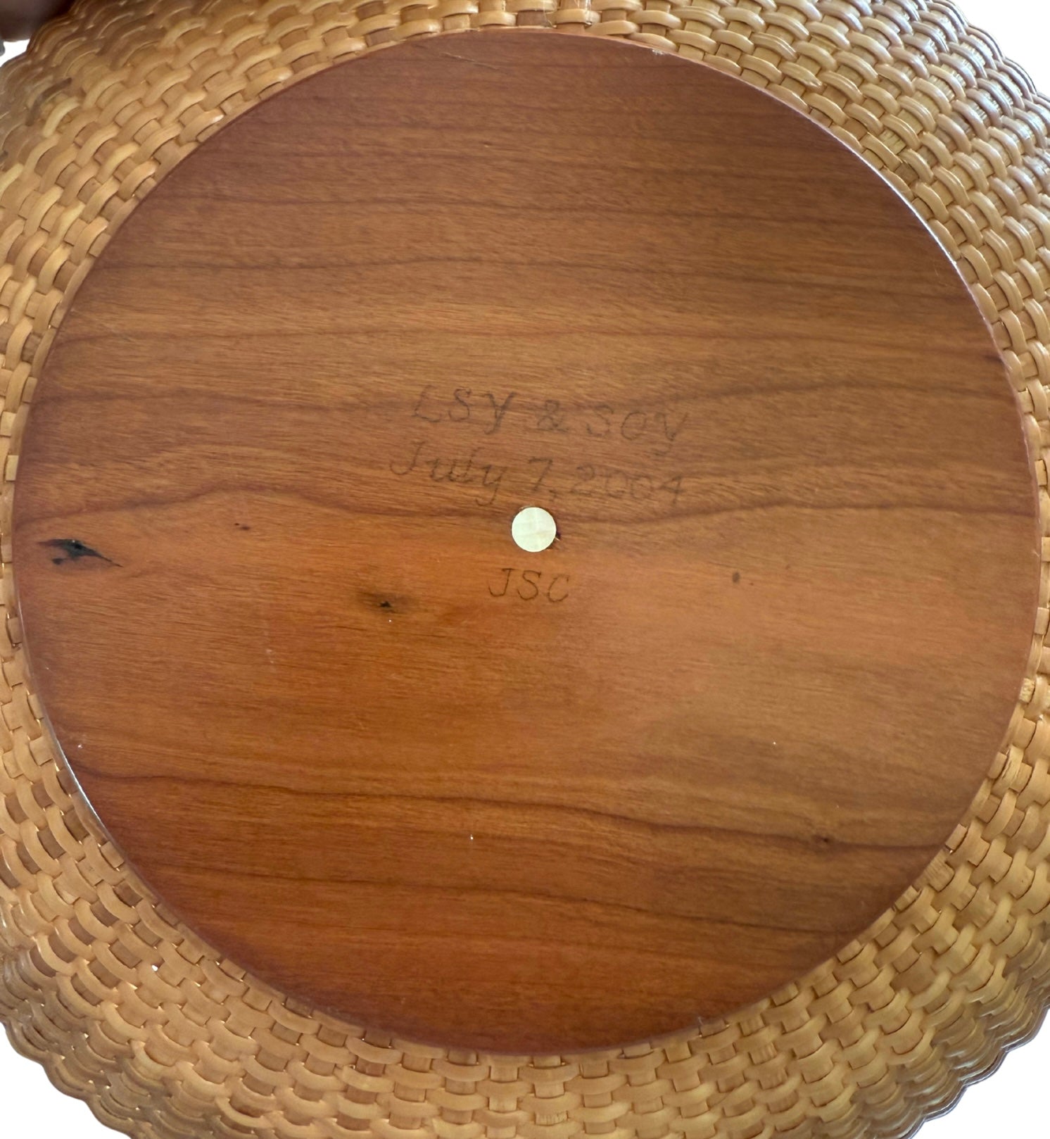 2004 Nantucket Basket Bowl, signed