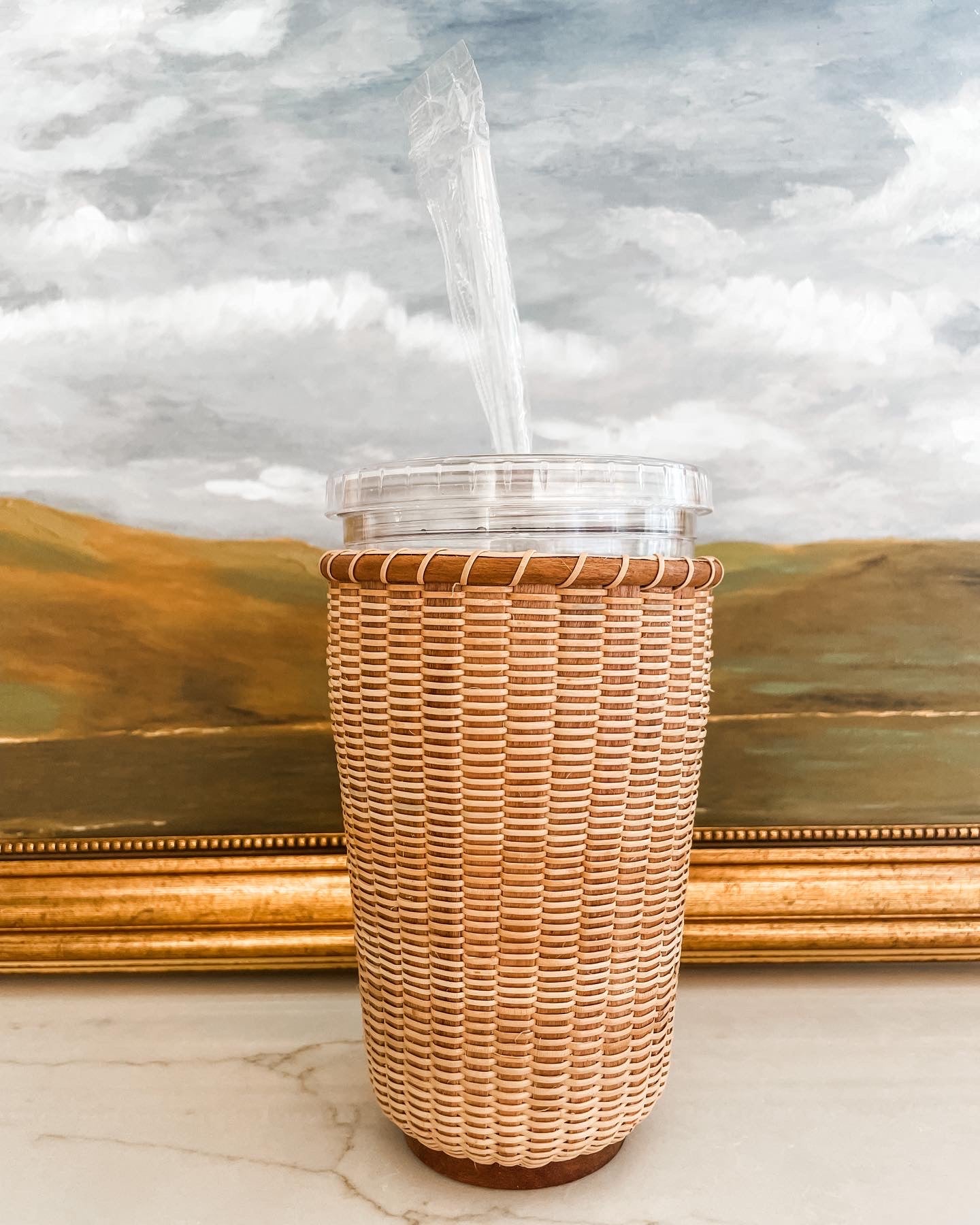 Iced Coffee Basket Koozie