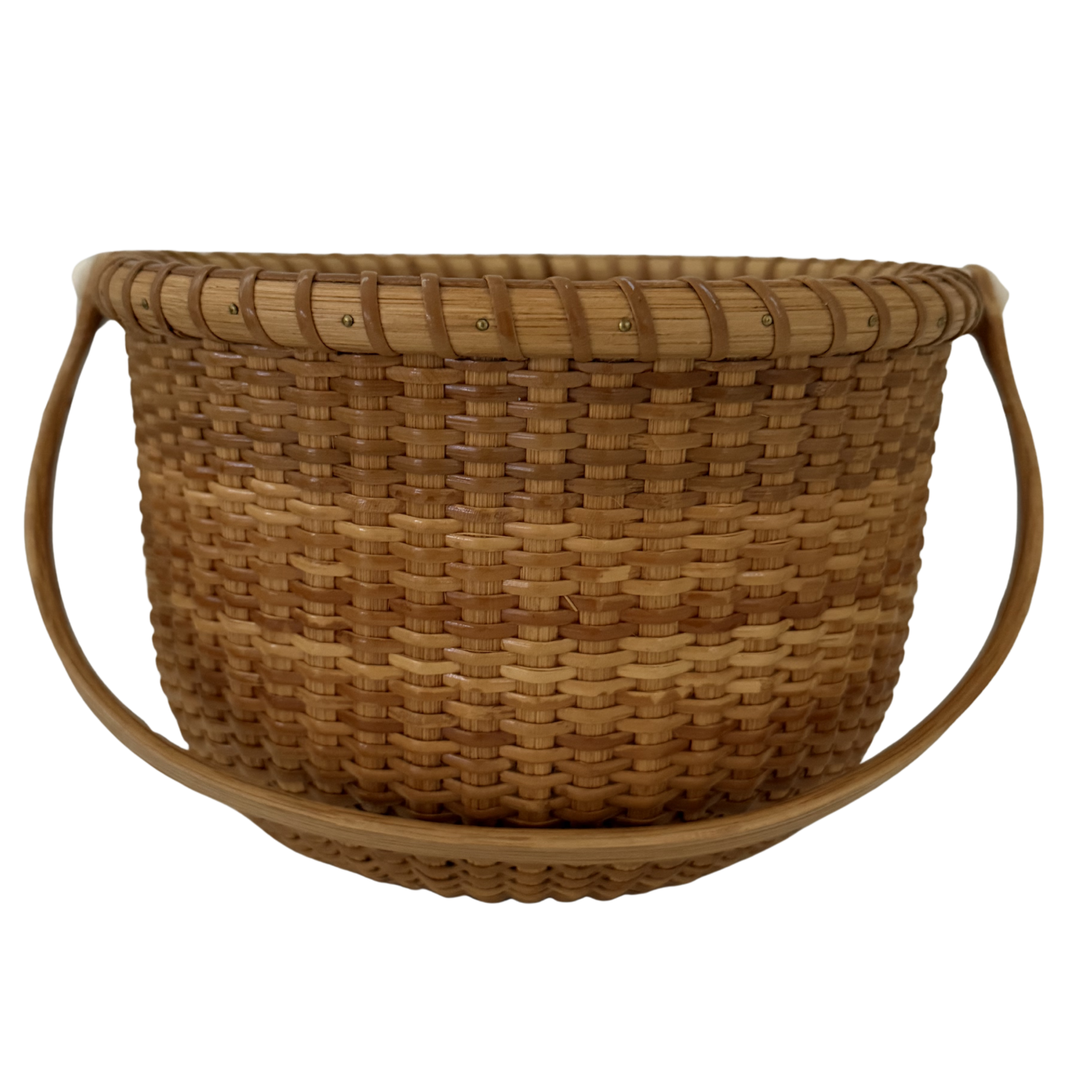 Classic Vintage Nantucket Basket, signed