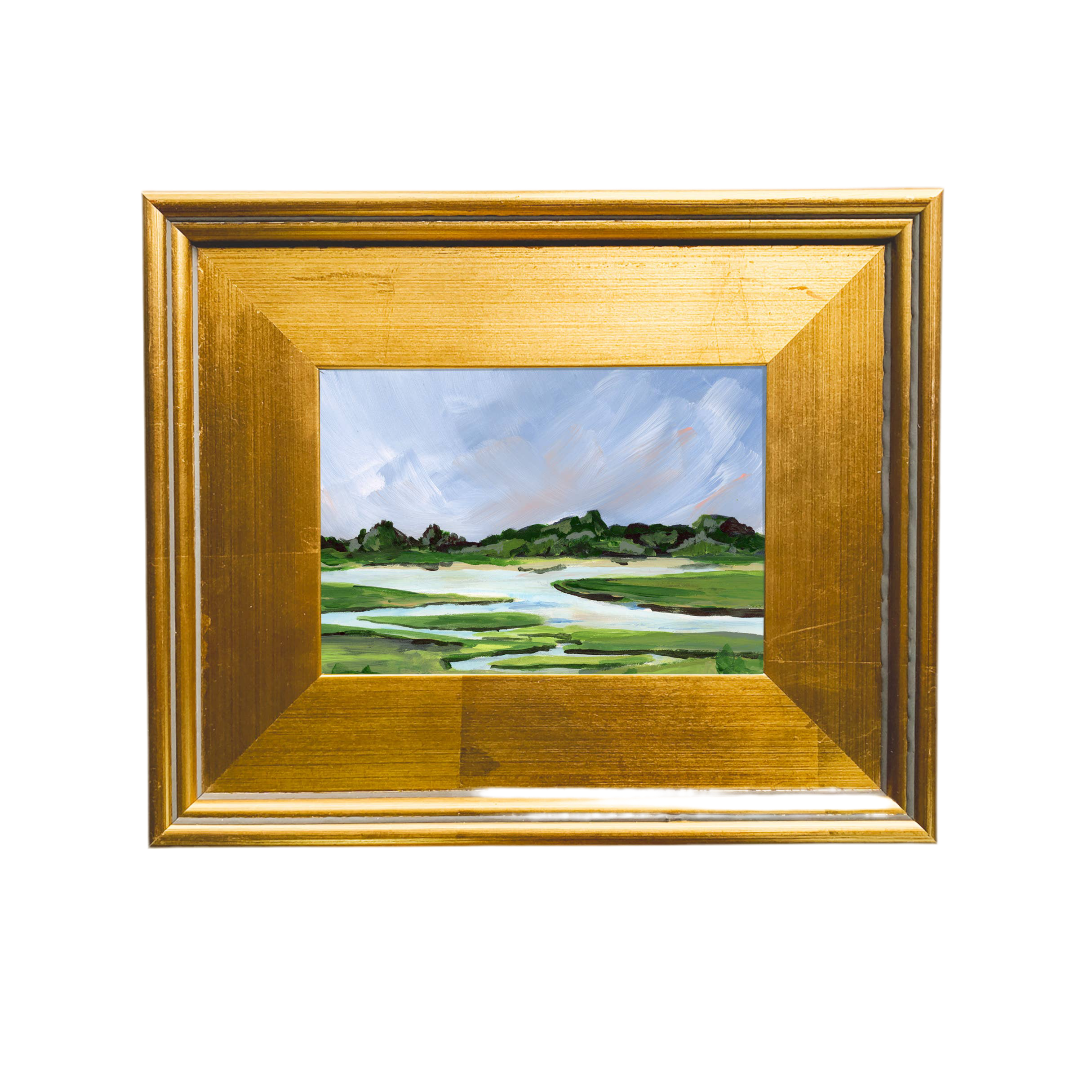 "Tidal Marsh", Original Painting by Hillary G Holmes