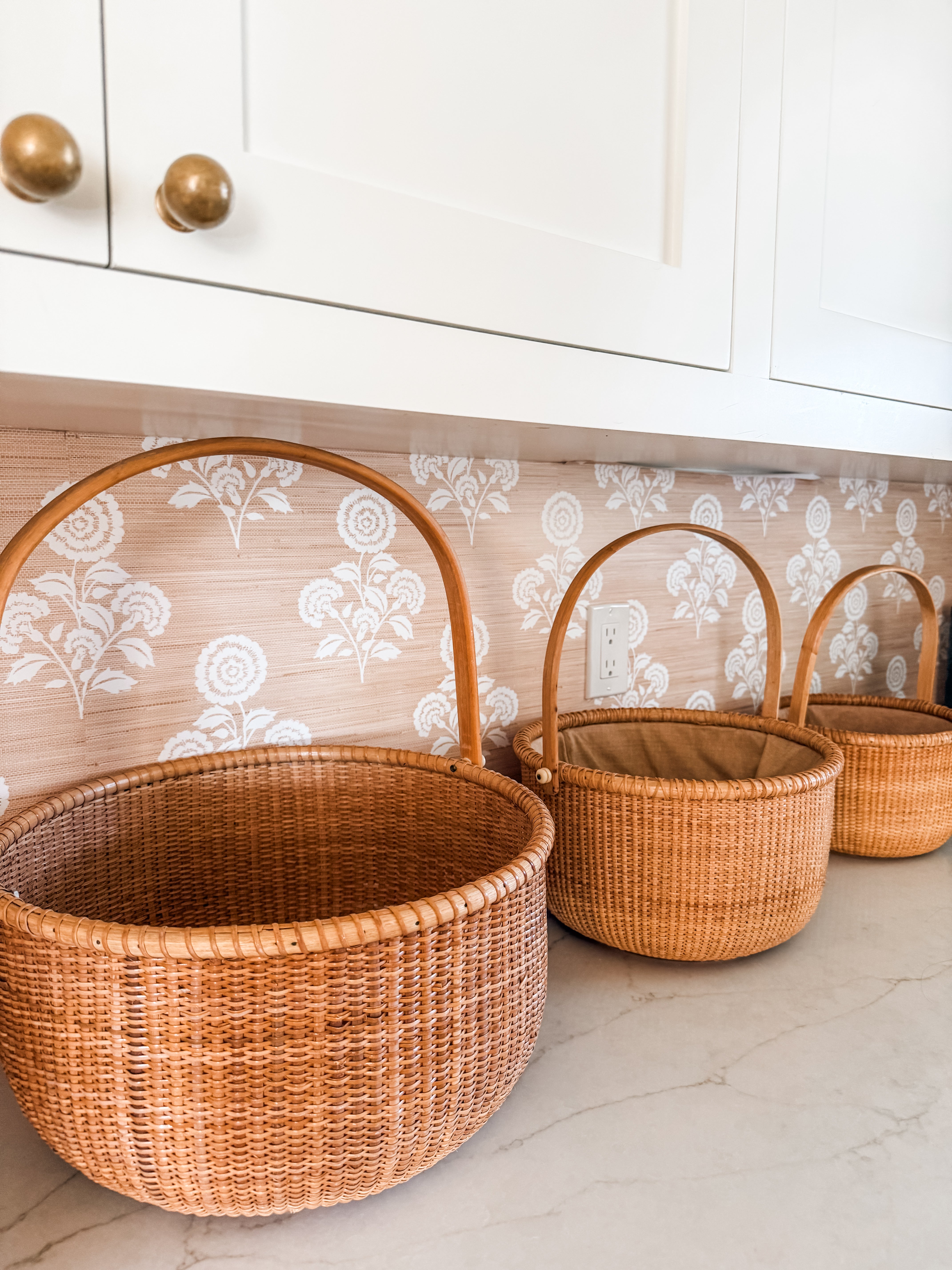 3 Nesting Nantucket Baskets