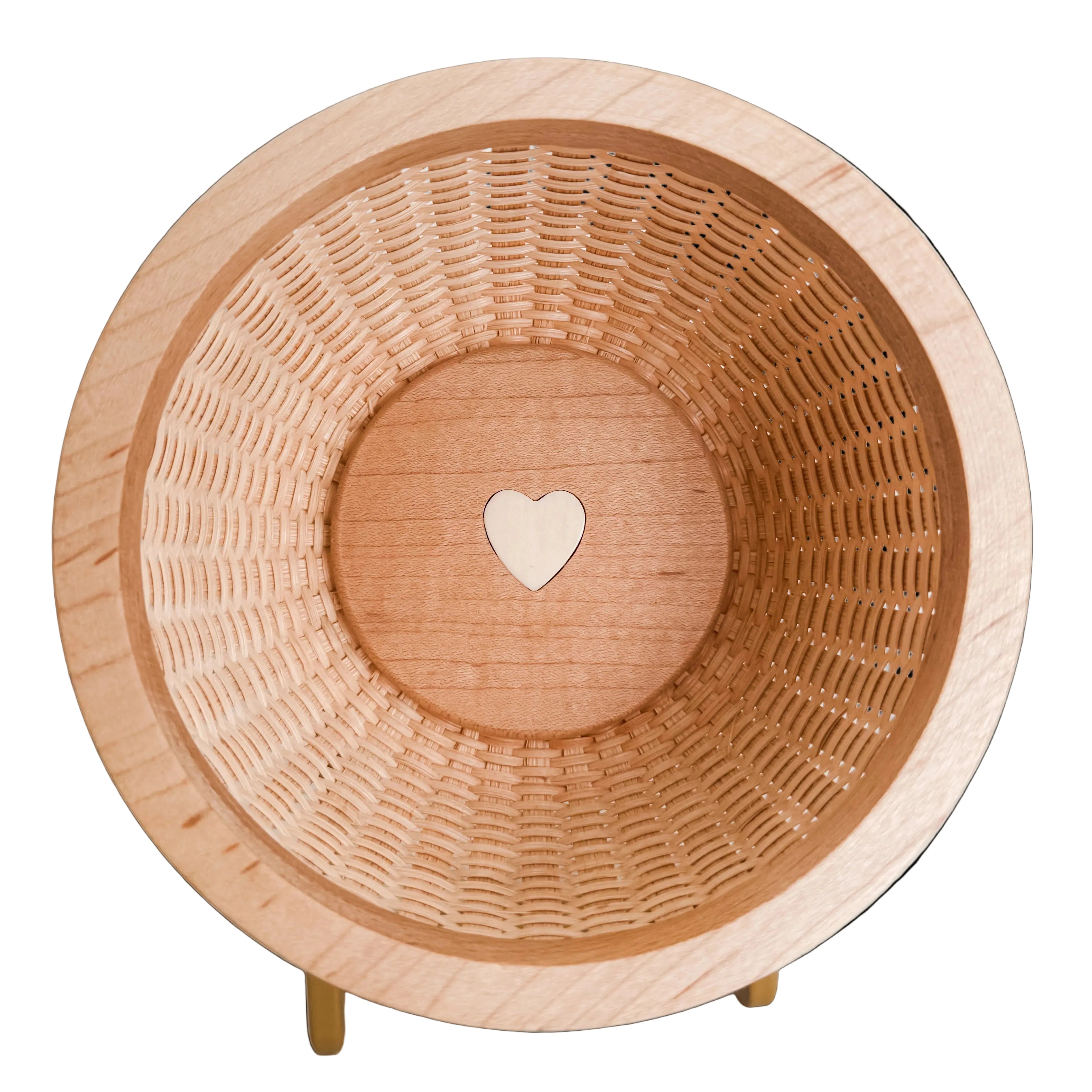 by Katie: Nantucket Basket - Ivory Heart Bowl