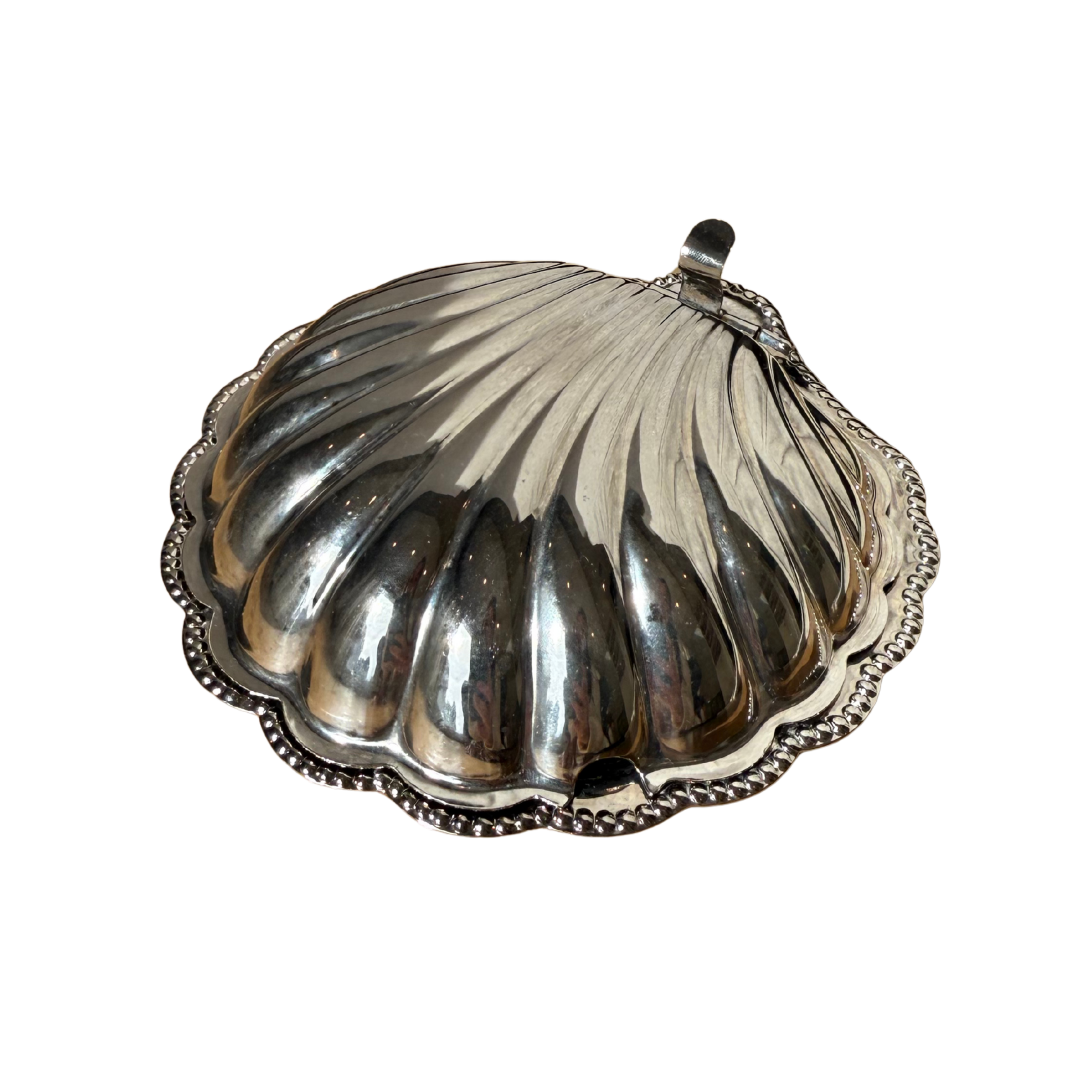 Vintage Shell Silver Plated Dish
