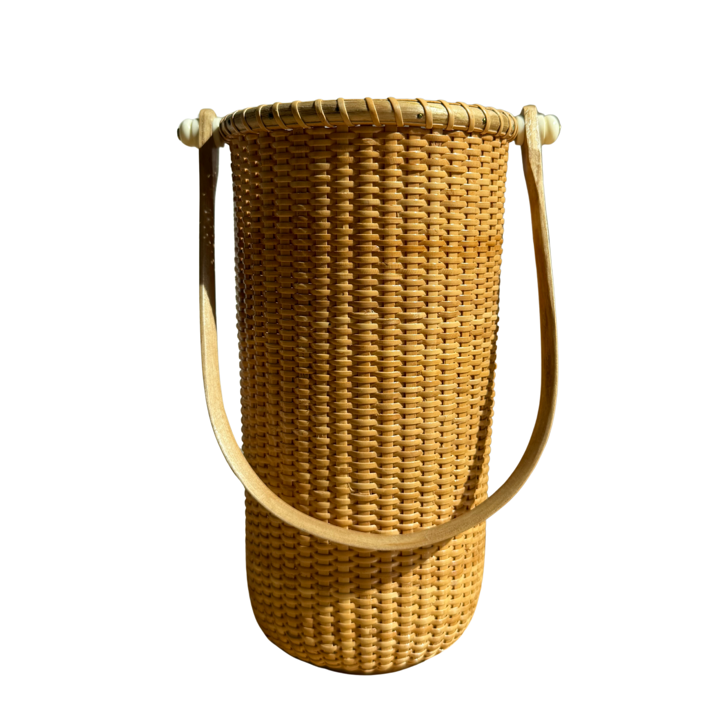 Vintage Wine Basket / Vase