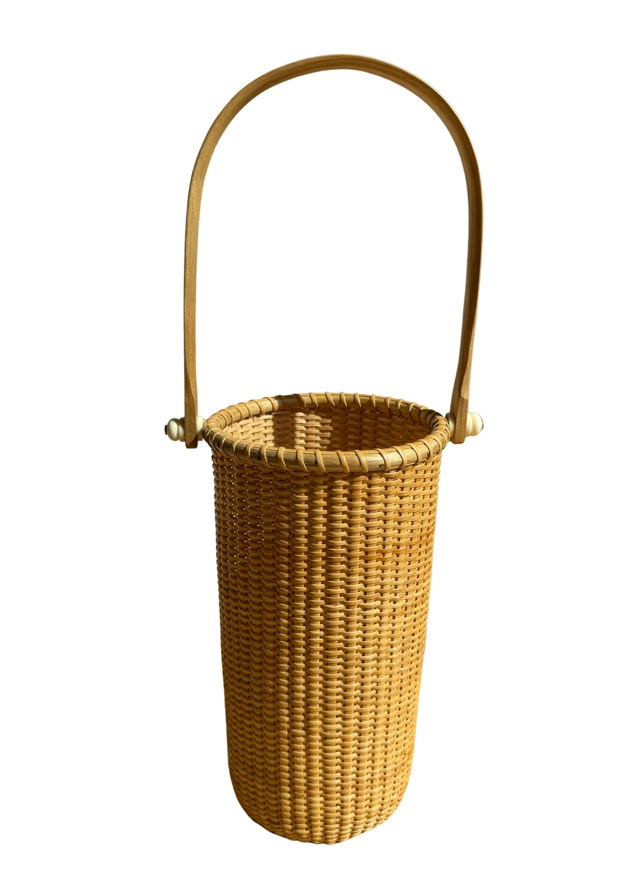 Vintage Wine Basket / Vase