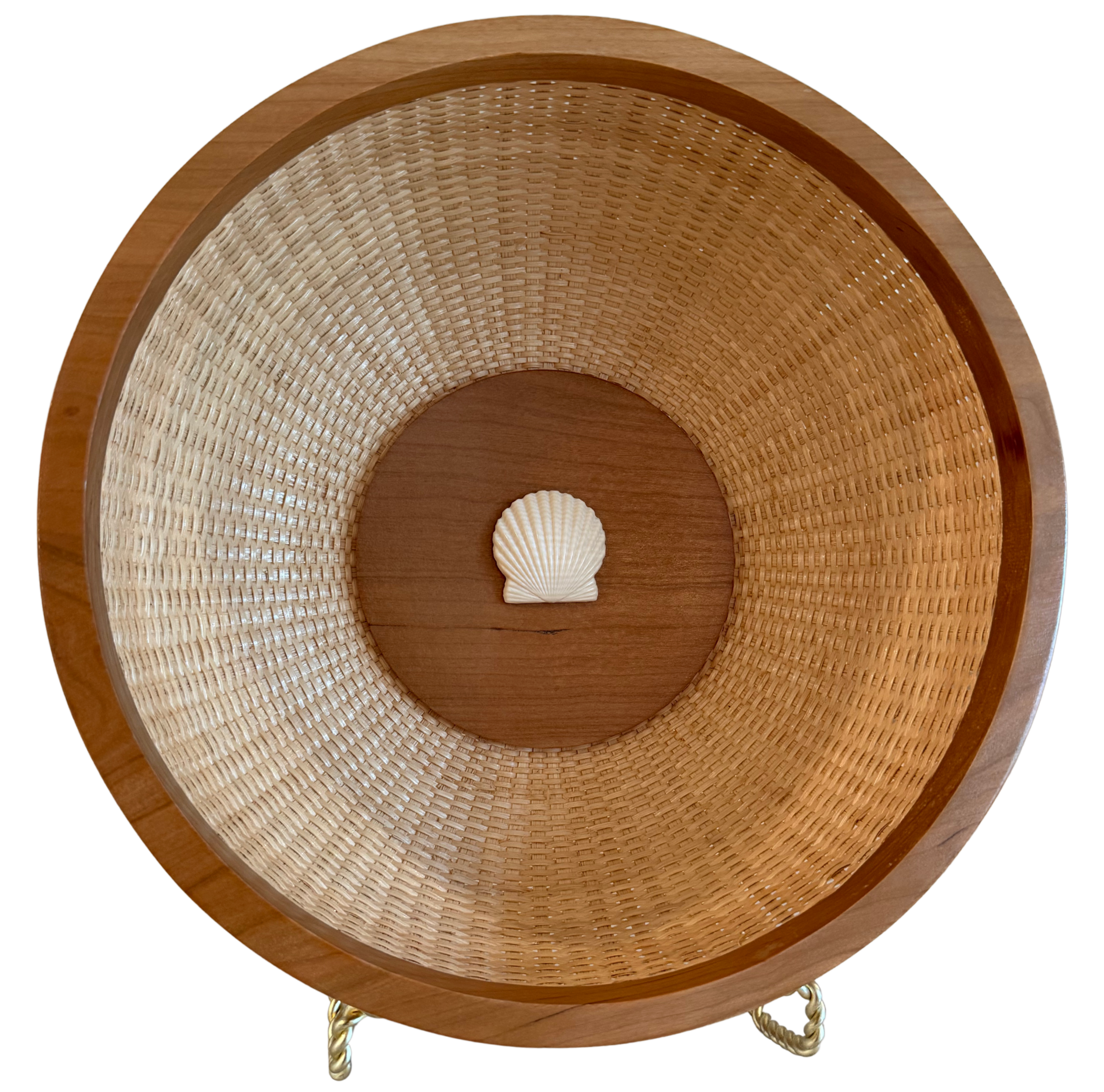 Round Nantucket Basket Bowl
