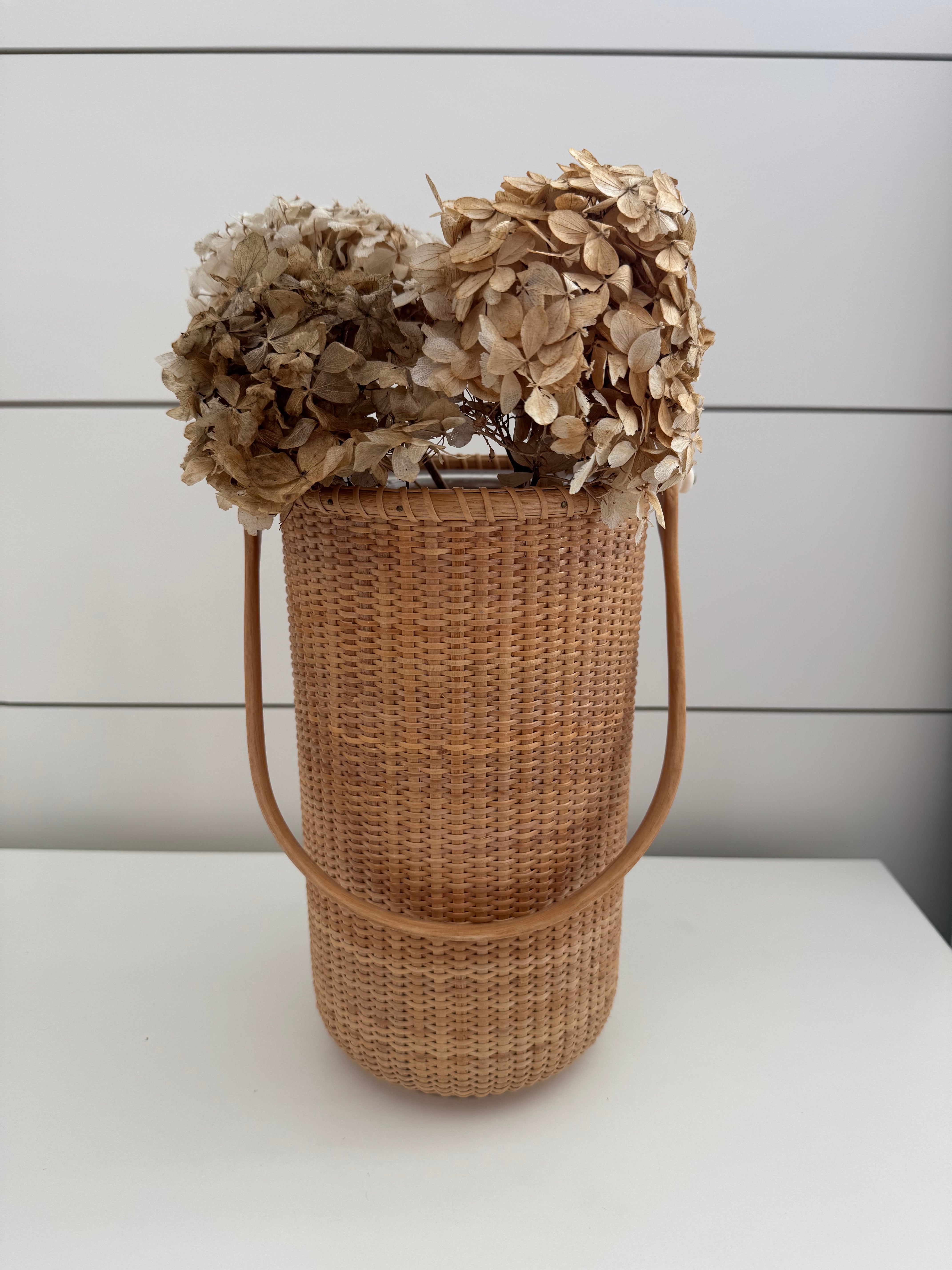 vintage wine cooler / flower vase