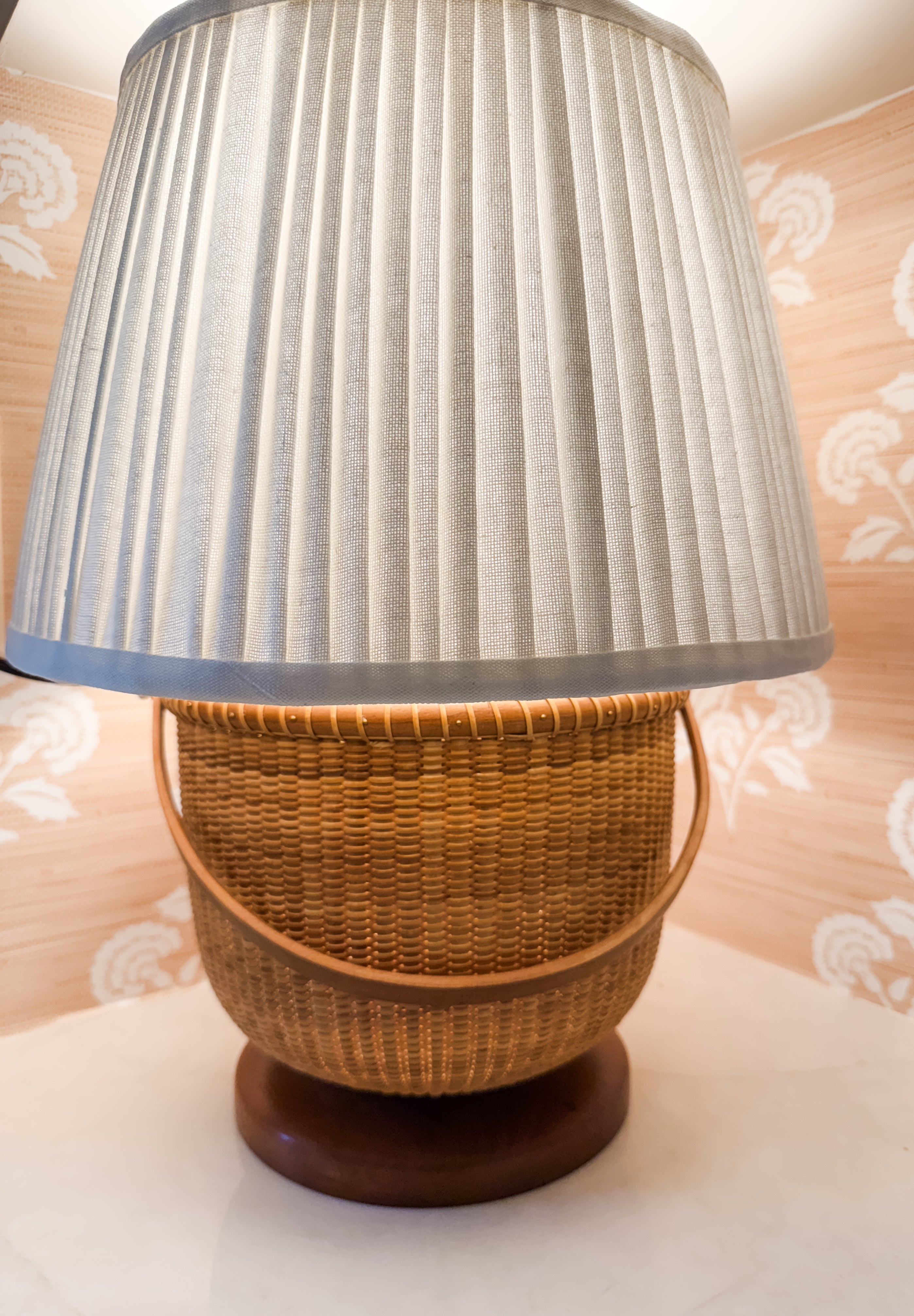 Vintage Basket Lamp