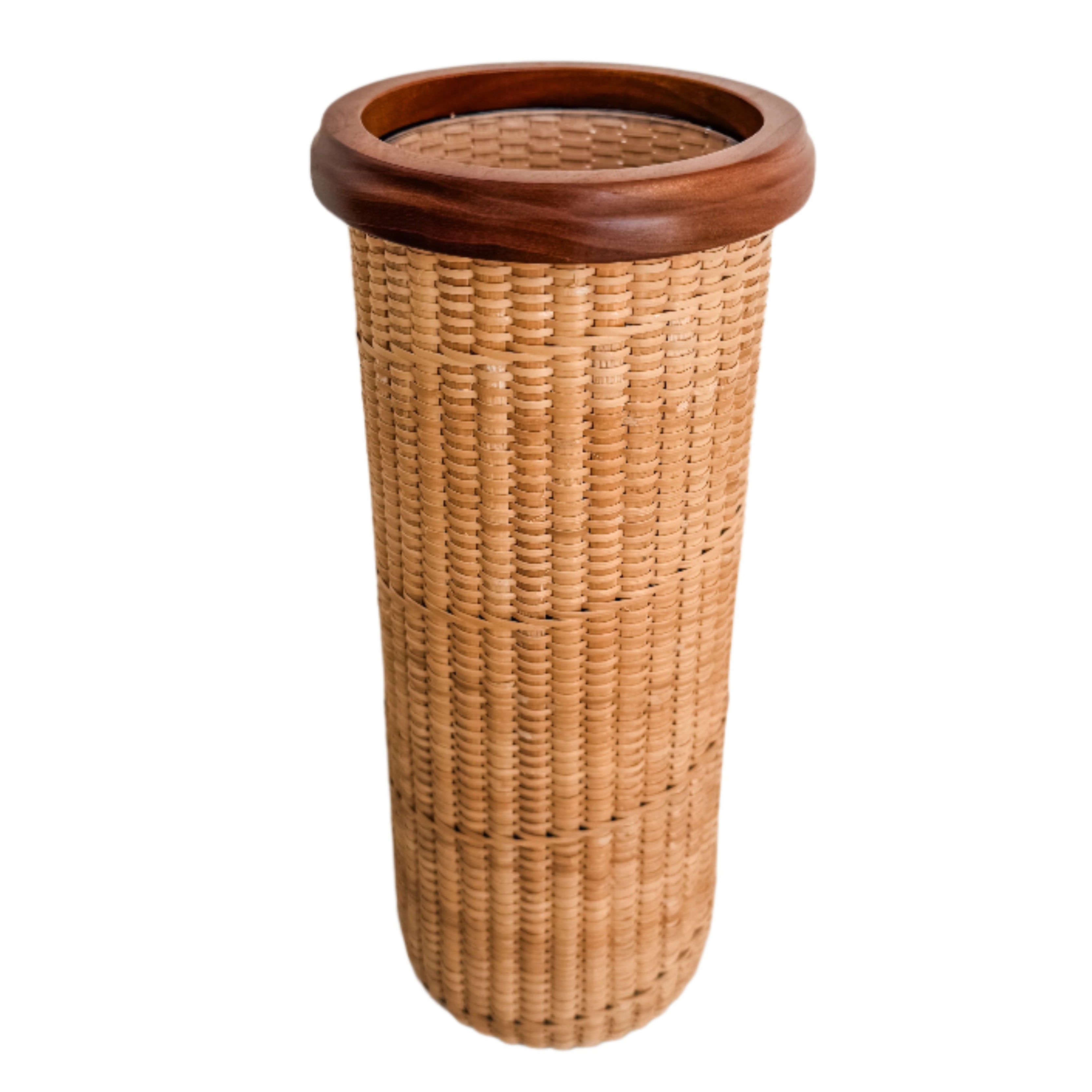 Nantucket Basketweave Wine Holder / Vase
