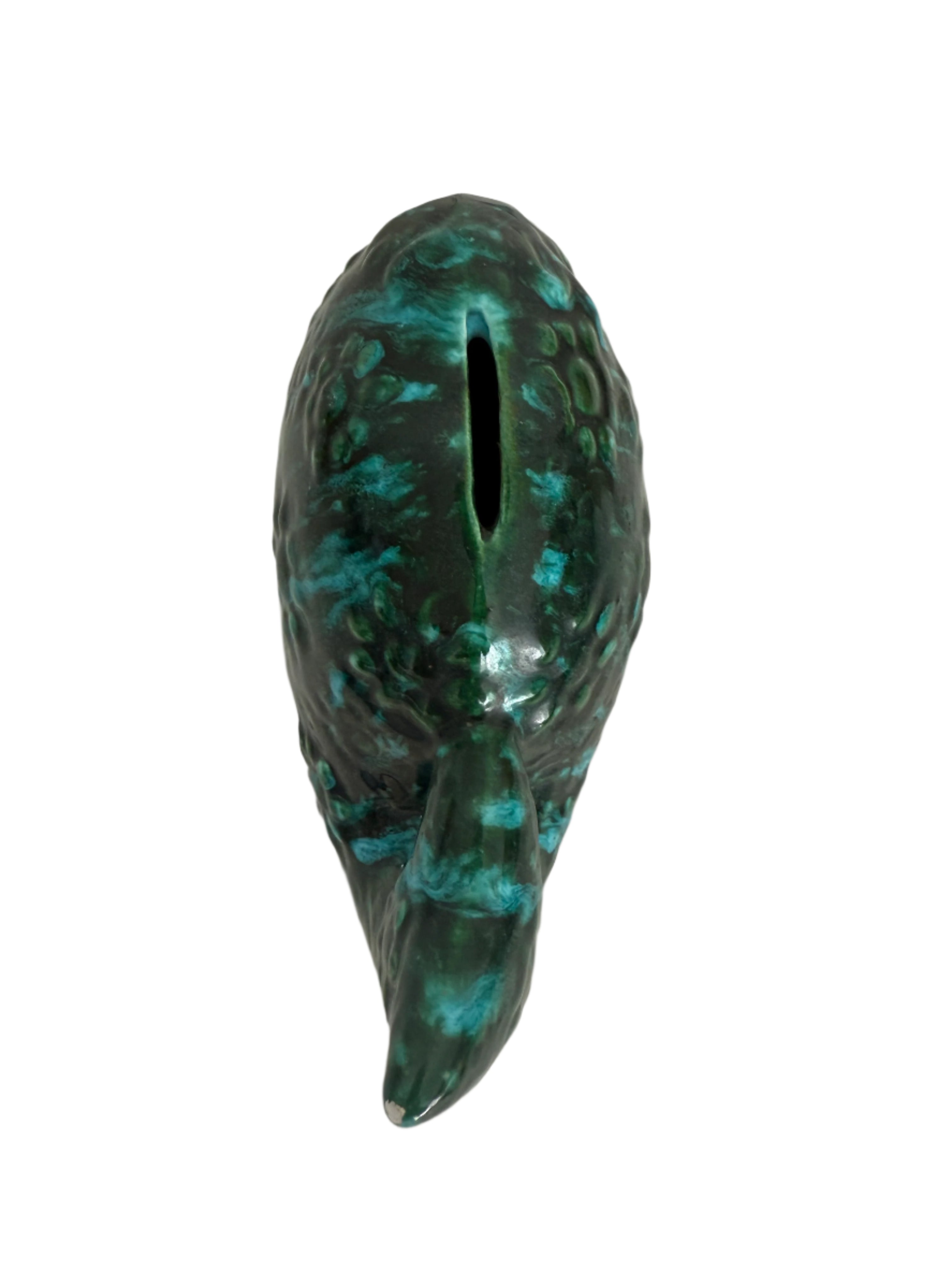 handcrafted ceramic whale