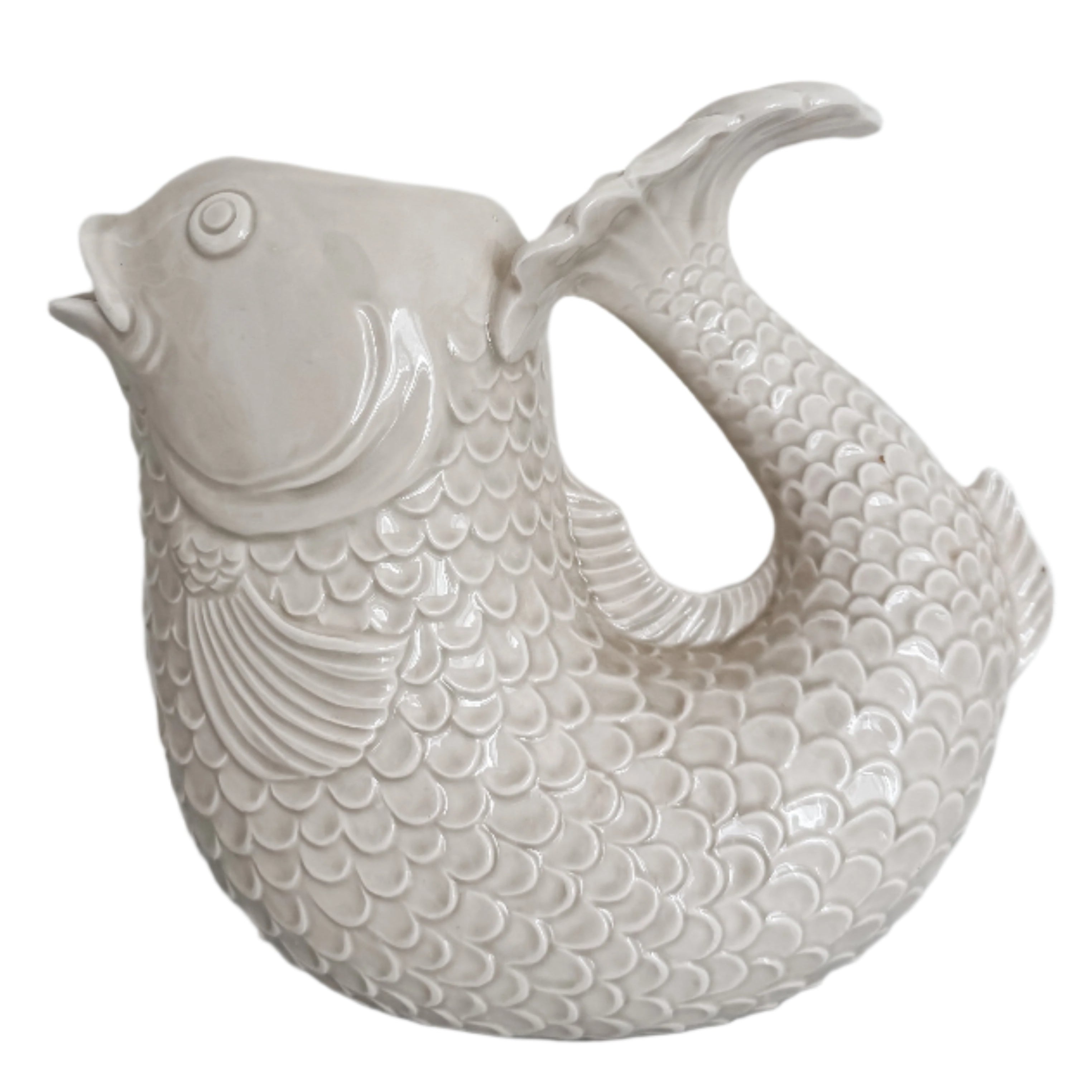 Fitz and Floyd fish pitcher