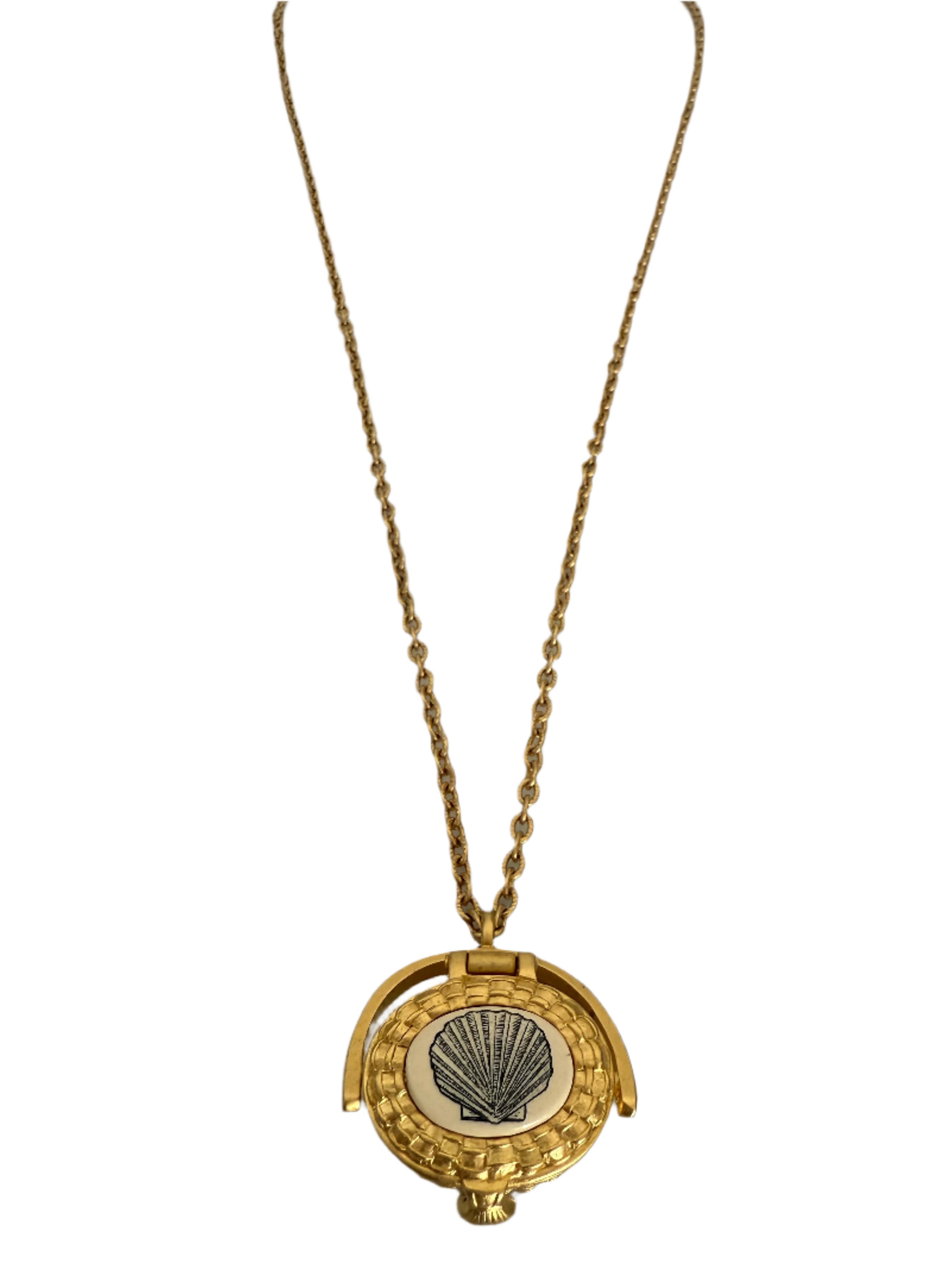 Vintage Nantucket Basket Pendant Necklace