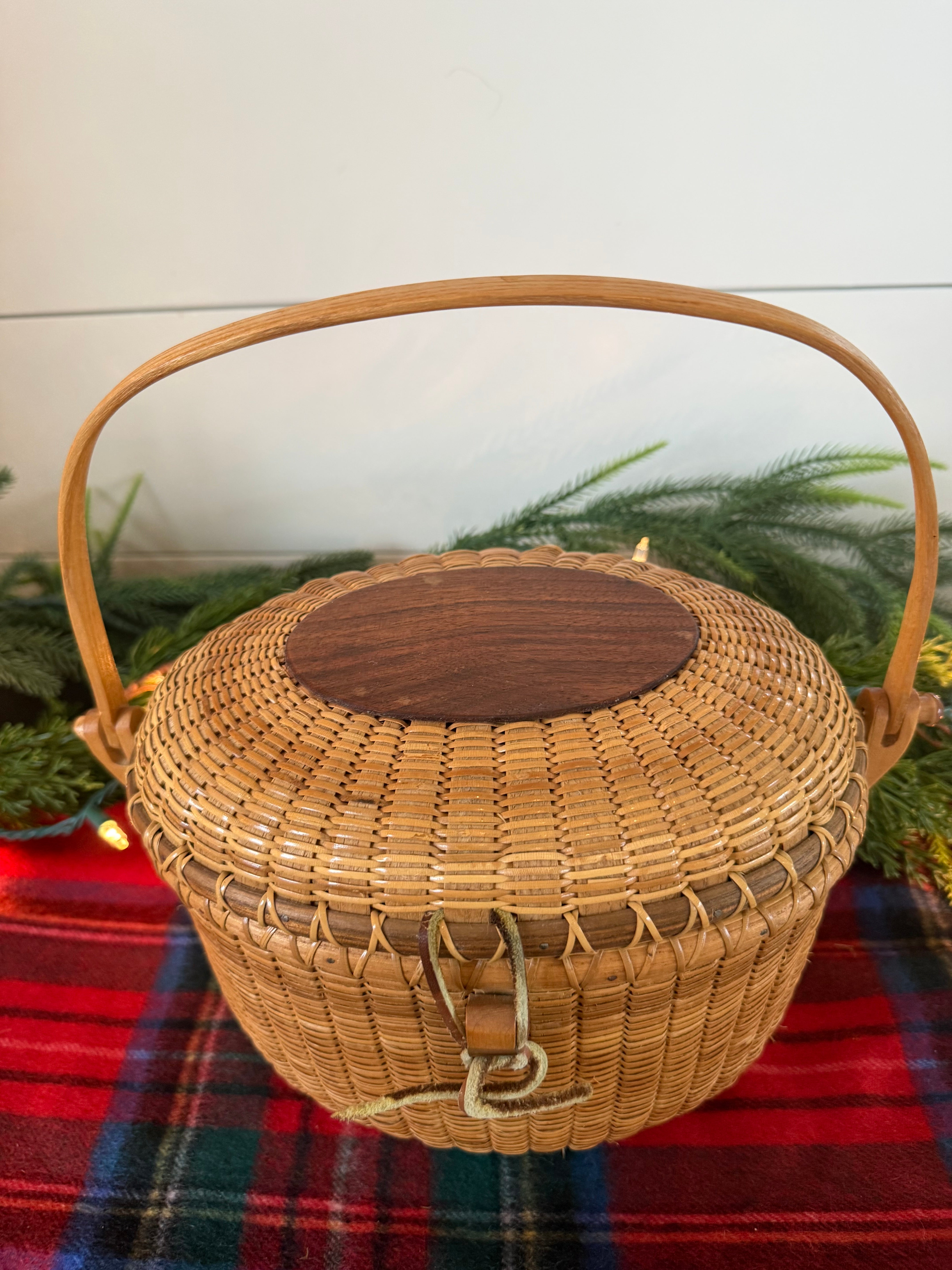 Vintage Nantucket Basket Purse, signed and dated