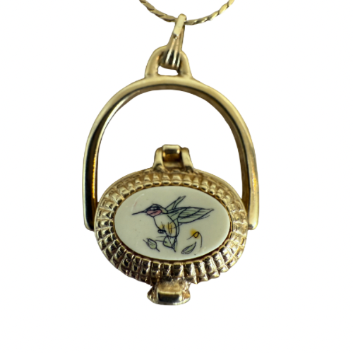 Nantucket Basket Pendant Necklace