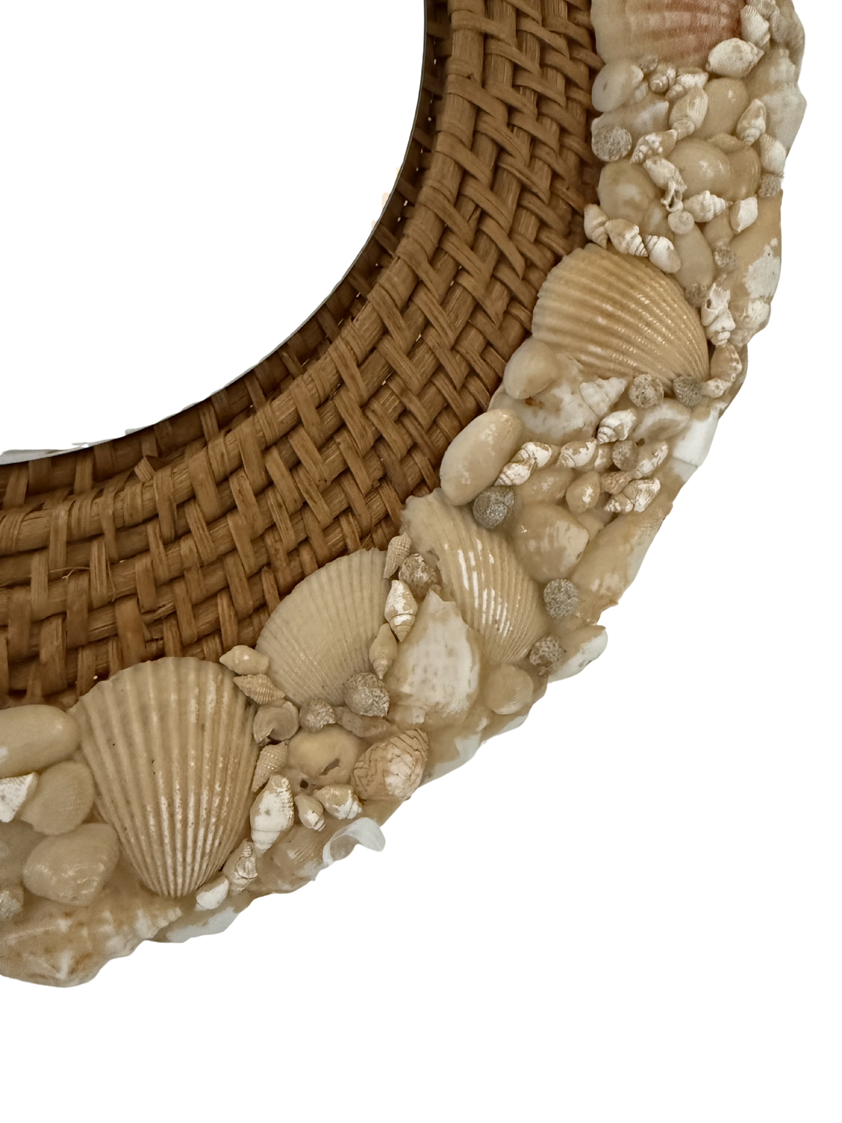 Woven Shell Mirror