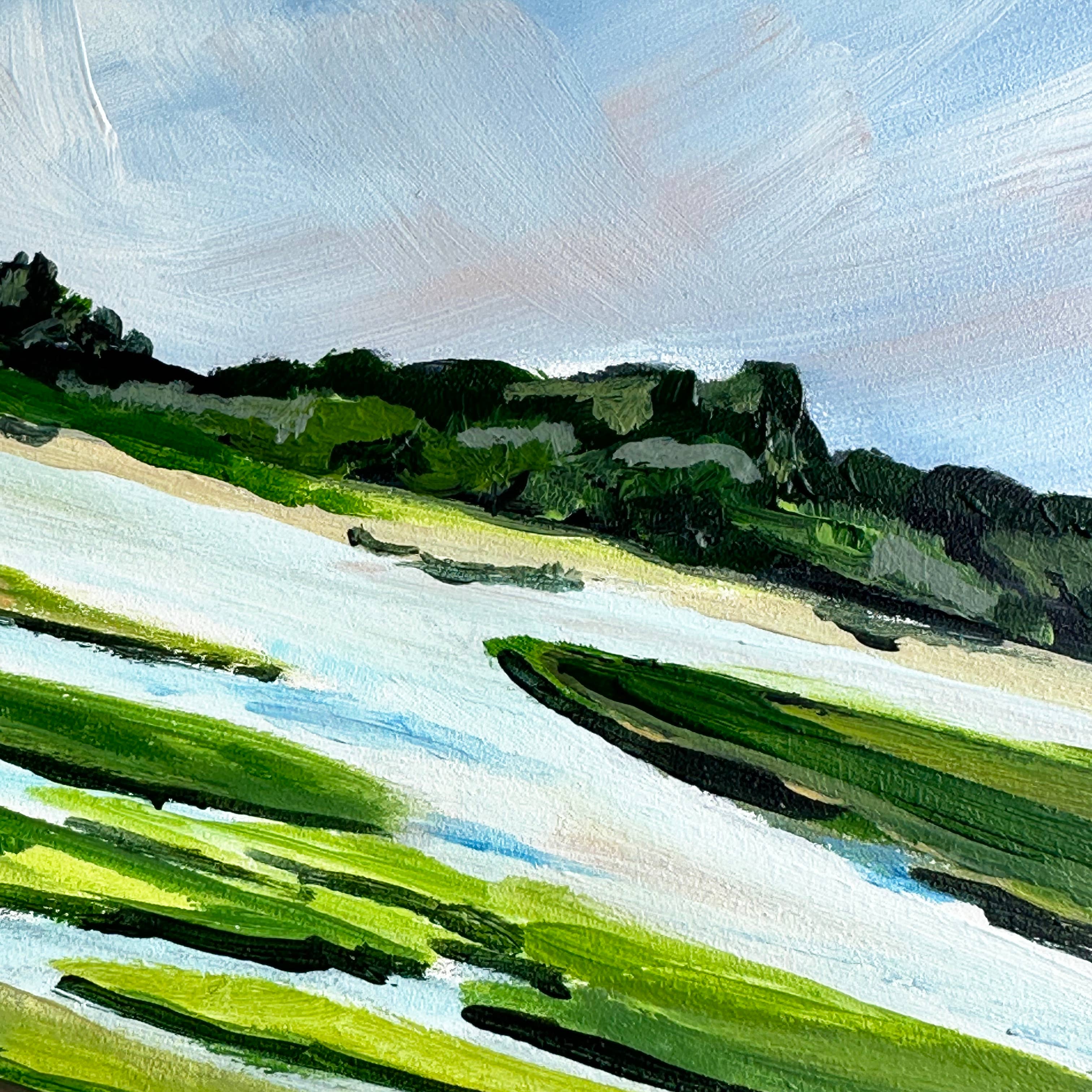 "Tidal Marsh", Original Painting by Hillary G Holmes
